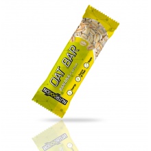 NUTRIXXION Energy Bar Oat - vegan oat bar with sugared pineapple pieces - Banana 20x50g Box